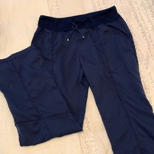 Navy blue scrub pants small petite